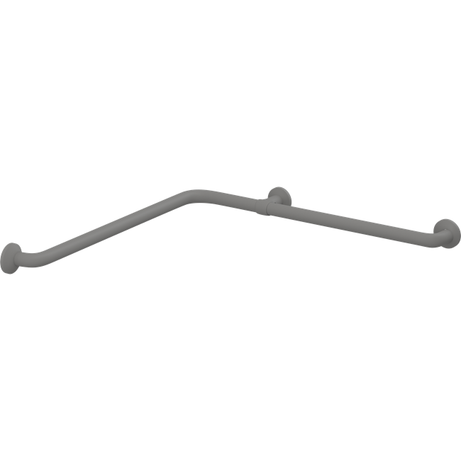 Pressalit Plus Corner Combination Handrail, 762 x 762mm, Anthracite (RT126112)
