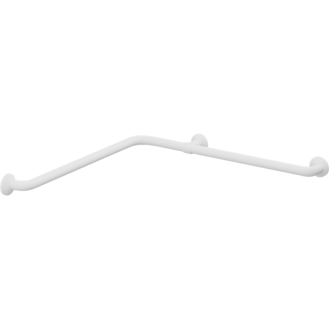 Pressalit Plus Corner Combination Handrail, 762 x 762mm, White (RT126000)