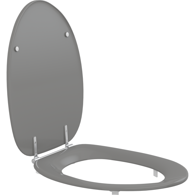 Pressalit Dania Toilet Seat With Cover Anthracite Grey R37112 - product view