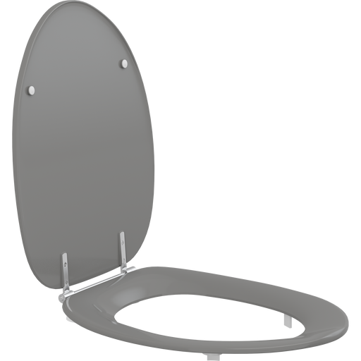 Pressalit Dania Toilet Seat With Cover Anthracite Grey R37112 - product view
