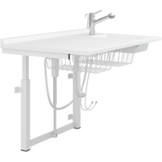 Pressalit Daycare Changing Table, Electric, 800 × 1400mm, with Sink & Pull-Out Spout Mixer Tap (R8732000)