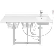 Pressalit Daycare Changing Table, Electric, 800 × 1400mm, with Sink & Pull-Out Spout Mixer Tap (R8732000)