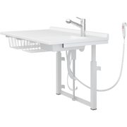 Pressalit Daycare Changing Table, Electric, 800 × 1400mm, with Sink & Pull-Out Spout Mixer Tap (R8732000)