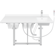 Pressalit Daycare Changing Table, Electric, 800 × 1400mm, with Sink & Standard Mixer Tap (R8734000)