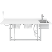 Pressalit Daycare Changing Table, Electric, 800 × 1800mm, with Sink & Pull-Out Spout Mixer Tap (R8733000)