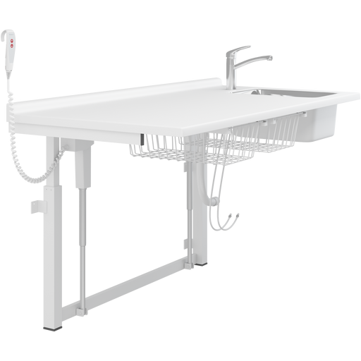 Pressalit Daycare Changing Table, Electric, 800 × 1800mm, with Sink & Standard Mixer Tap (R8735000)