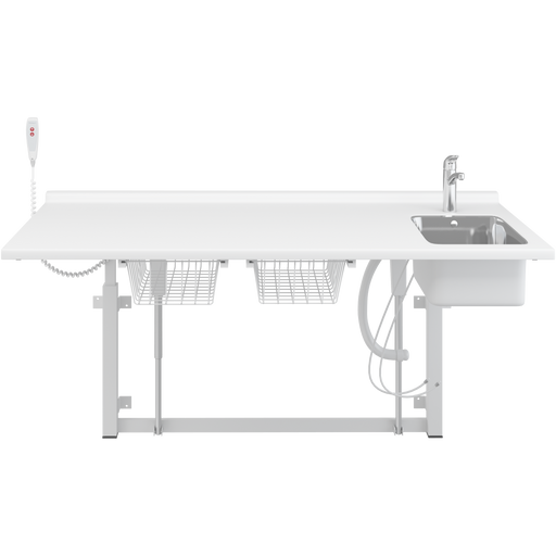 Pressalit Daycare Changing Table, Electric, 800 × 1800mm, with Sink & Standard Mixer Tap (R8735000)