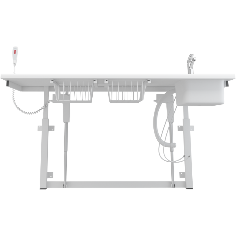 Pressalit Daycare Changing Table, Electric, 800 × 1800mm, with Sink & Standard Mixer Tap (R8735000)