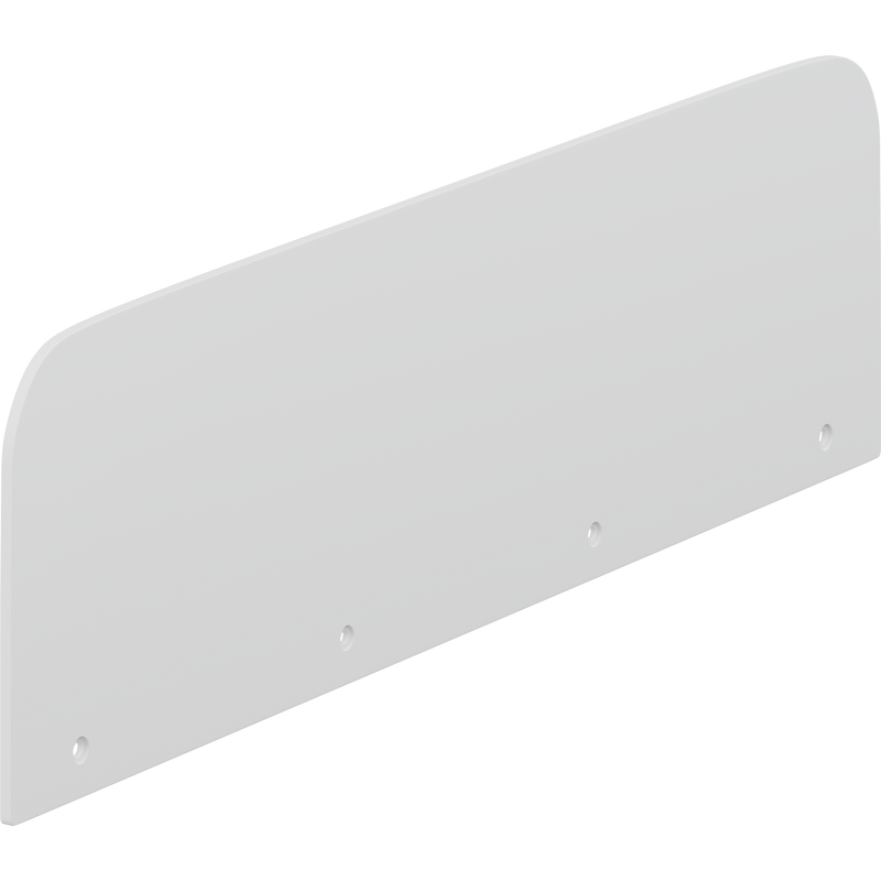 Pressalit Daycare Changing Table End Plate, 200 × 700mm, White (R8708000)
