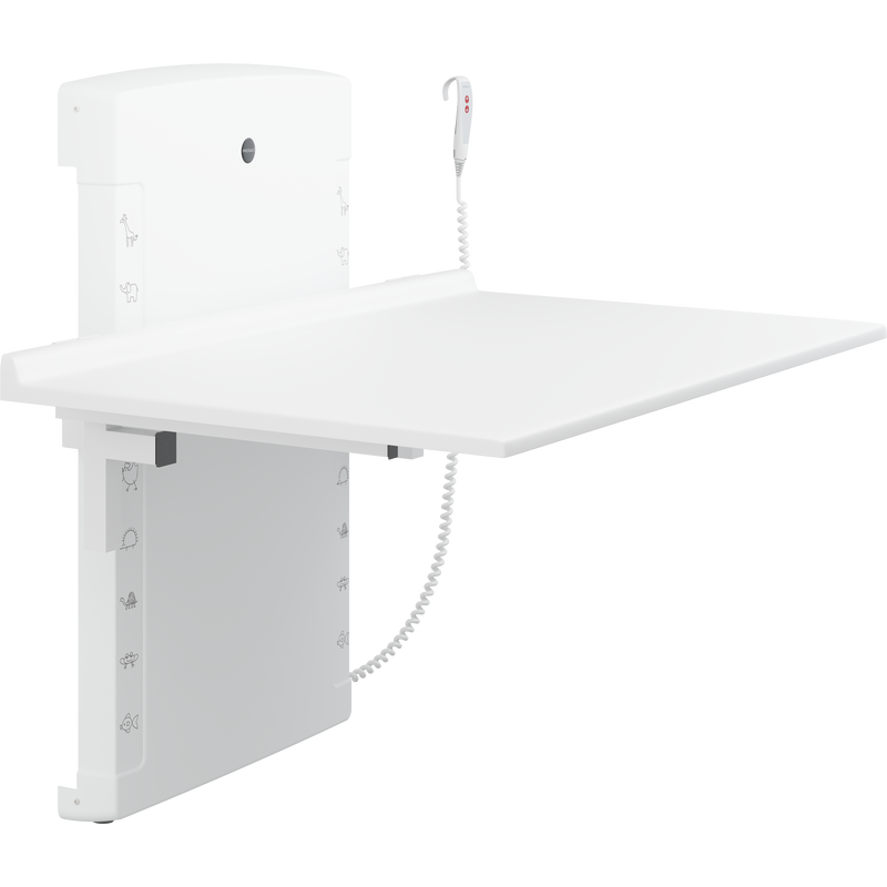 Pressalit Daycare Changing Table, Foldable Wall-Mounted, 800 × 1400mm (R8672000)
