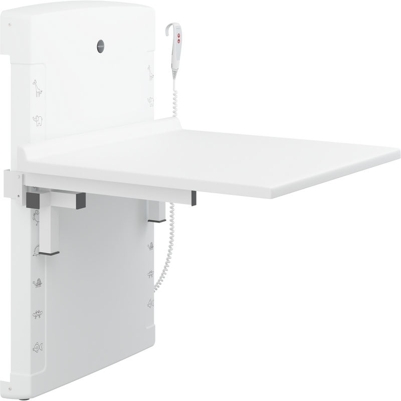 Pressalit Daycare Changing Table, Foldable Wall-Mounted, 800 × 800mm (R8670000)