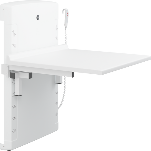Pressalit Daycare Changing Table, Foldable Wall-Mounted, 800 × 800mm (R8670000)