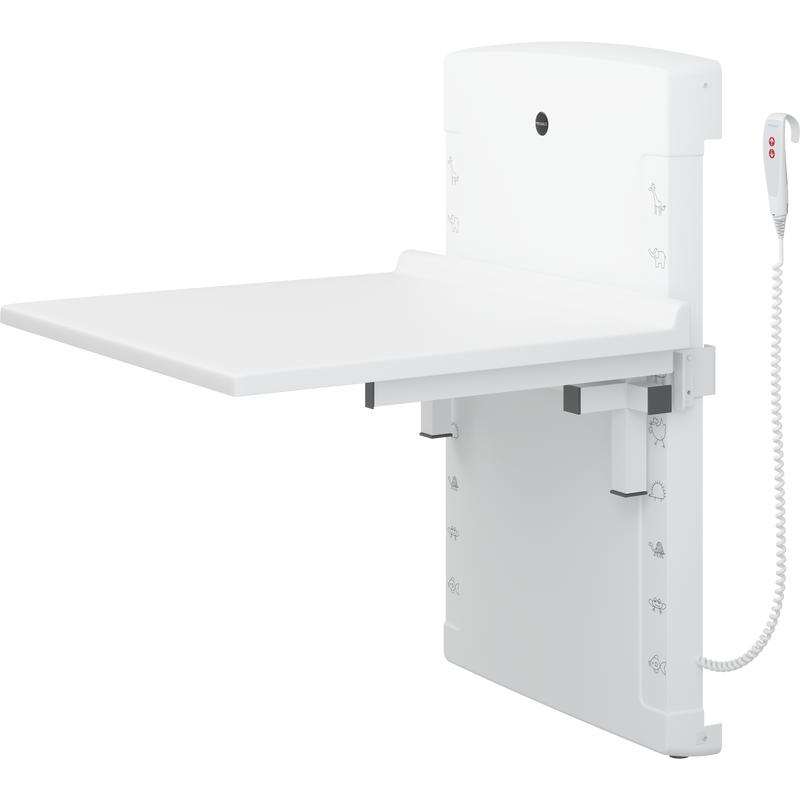 Pressalit Daycare Changing Table, Foldable Wall-Mounted, 800 × 900mm (R8671000)