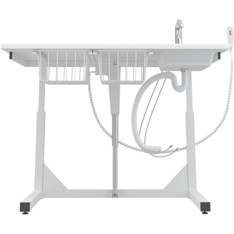 Pressalit Daycare Changing Table, Freestanding, 800 × 1400mm, with Sink & Standard Mixer Tap (R8654000)