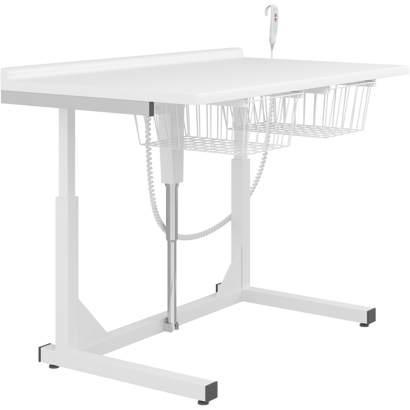 Pressalit Daycare Changing Table, Freestanding, 800 × 1400mm, with 2 Wire Baskets (R8642000)