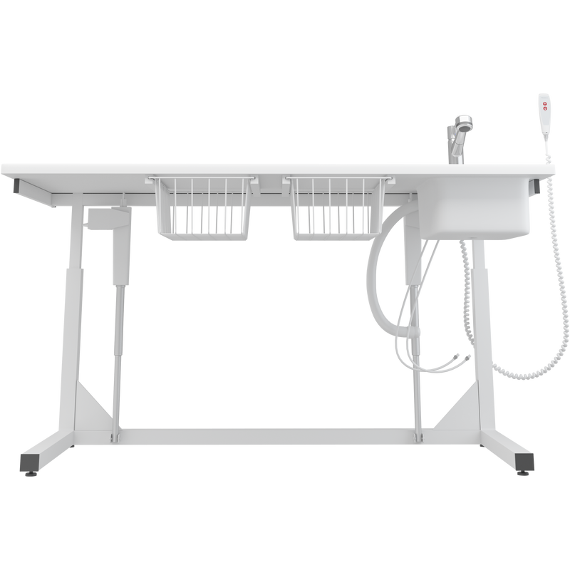 Pressalit Daycare Changing Table, Freestanding, 800 × 1800mm, with Sink & Pull-Out Mixer Tap (R8653000)