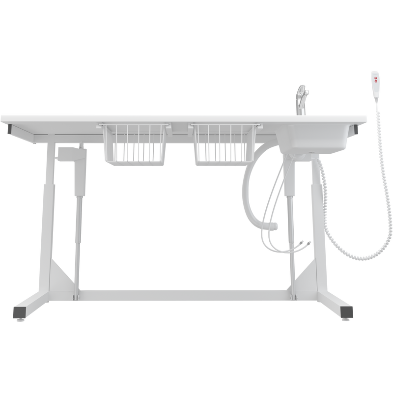 Pressalit Daycare Changing Table, Freestanding, 800 × 1800mm, with Sink & Standard Mixer Tap (R8655000)