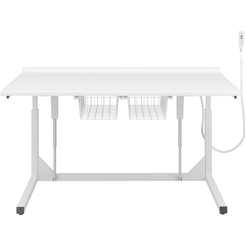 Pressalit Daycare Changing Table, Freestanding, 800 × 1800mm, with 2 Wire Baskets (R8643000)