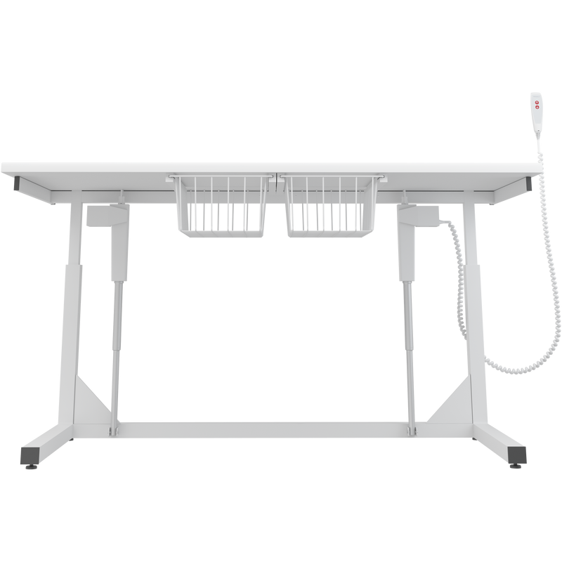 Pressalit Daycare Changing Table, Freestanding, 800 × 1800mm, with 2 Wire Baskets (R8643000)