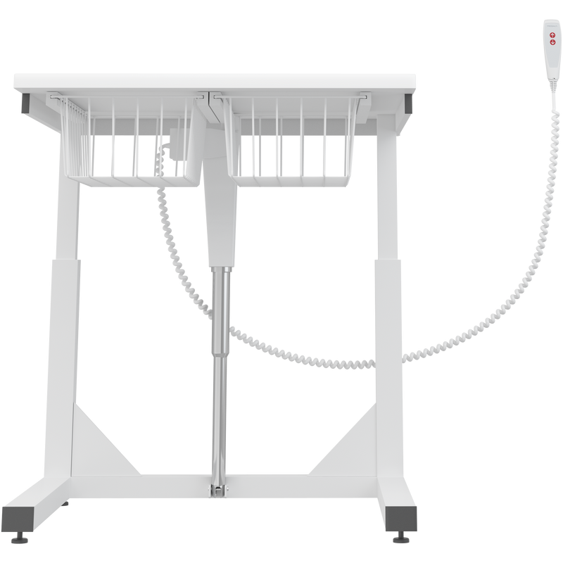 Pressalit Daycare Changing Table, Freestanding, 800 × 900mm, with 2 Wire Baskets (R8641000)