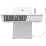 Pressalit Daycare Changing Table, Wall-Mounted Low-Start, 800 × 1400mm, with Sink & Pull-Out Mixer Tap (R8682000)