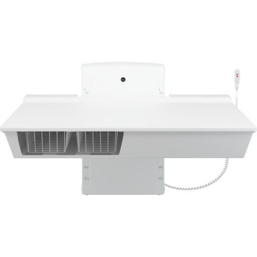 Pressalit Daycare Changing Table, Wall-Mounted Low-Start, 800 × 1800mm, with 2 Wire Baskets (R8663000)