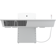 Pressalit Daycare Changing Table, Wall-Mounted Low-Start, 800 × 1800mm, with 2 Wire Baskets (R8663000)