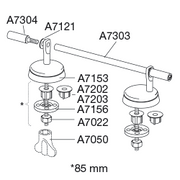 Pressalit Ergosit Toilet Seat Without Cover R29000 - hinge drawing