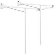Pressalit Front Rails for VALUE Support Arms, Set of 2, White (R1152000)