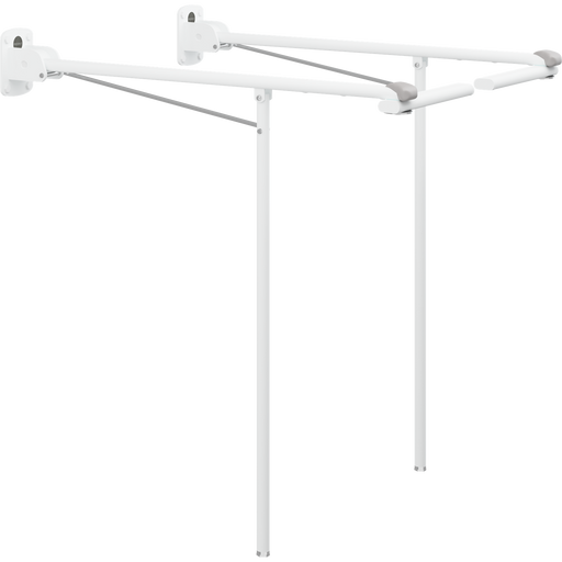 Pressalit Front Rails for VALUE Support Arms, Set of 2, White (R1152000)