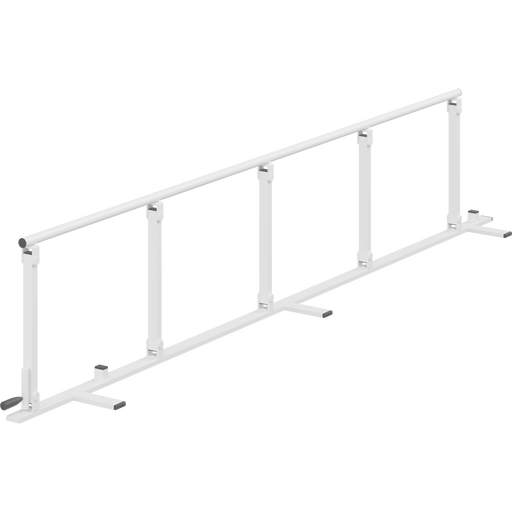Pressalit Downward-Sliding Guardrail for Daycare Changing Table, 1400mm, White (R8694000)