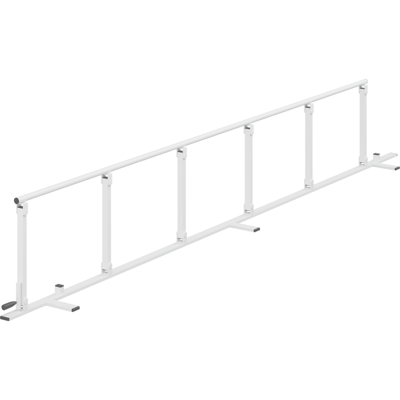 Pressalit Downward-Sliding Guardrail for Daycare Changing Table, 1800mm, White (R8698000)