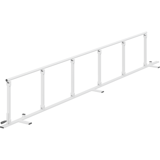 Pressalit Downward-Sliding Guardrail for Daycare Changing Table, 1800mm, White (R8698000)