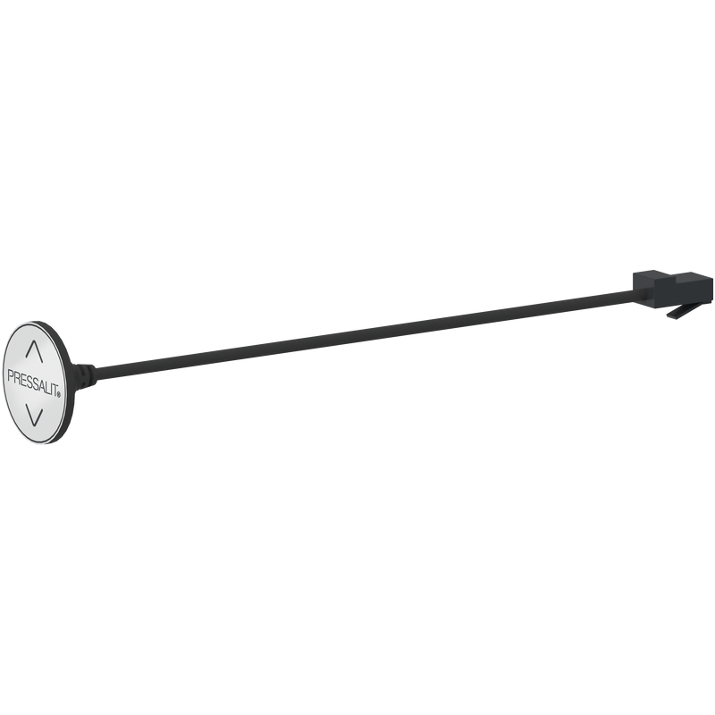 Pressalit INDIVO Fascia Switch, Circular, Silver, for Wall Cupboard Lift (RK1355)