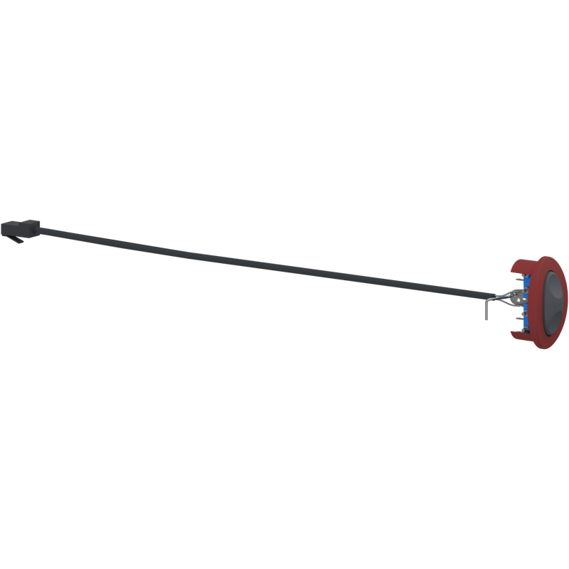 Pressalit INDIVO Fascia Switch, Oval, Red, for Wall Cupboard Lift (RK1055)