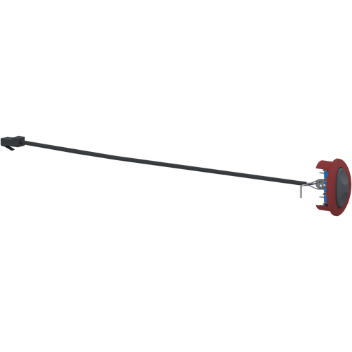 Pressalit INDIVO Fascia Switch, Oval, Red, for Wall Cupboard Lift (RK1055)