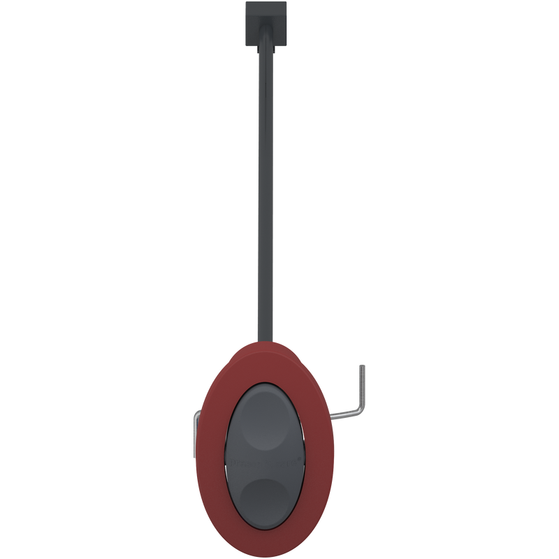 Pressalit INDIVO Fascia Switch, Oval, Red, for Wall Cupboard Lift (RK1055)