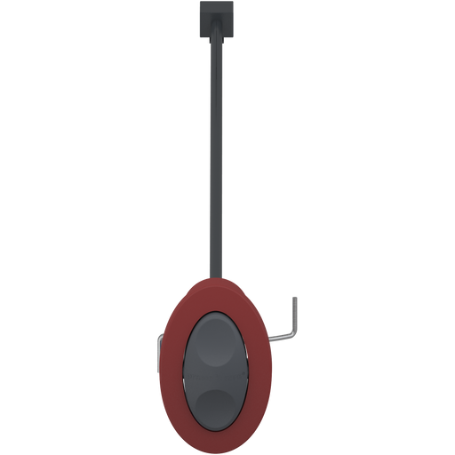 Pressalit INDIVO Fascia Switch, Oval, Red, for Wall Cupboard Lift (RK1055)