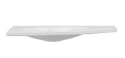 Pressalit Matrix Angle Vanity Wash Basin, Right-Facing, No Overflow, White (R2041000)
