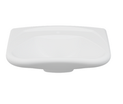 Pressalit Matrix Curve Wash Basin, Ergonomic, 600 × 490 × 190mm, No Overflow, White (R2051000)