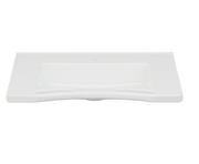 Pressalit Matrix Medium Vanity Wash Basin, 780 × 550 × 165mm, with Handrails, White (R2120000)