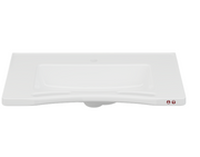 Pressalit Matrix Medium Vanity Wash Basin, 780 × 545 × 141mm, No Overflow, White (R2123000)