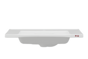 Pressalit Matrix Medium Vanity Wash Basin, 780 × 545 × 141mm, No Overflow, White (R2123000)