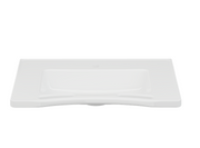 Pressalit Matrix Medium Vanity Wash Basin, 780 × 545 × 141mm, with Handrails, White (R2121000)