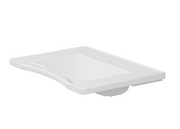 Pressalit Matrix Medium Vanity Wash Basin, 780 × 545 × 141mm, with Handrails, White (R2121000)