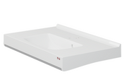 Pressalit Matrix Square Vanity Wash Basin, 900 × 550 × 152mm, White (R2170000)