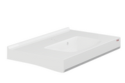 Pressalit Matrix Square Vanity Wash Basin, 900 × 550 × 152mm, White (R2170000)