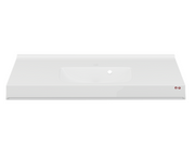 Pressalit Matrix Square Vanity Wash Basin, 1200 × 550 × 152mm, White (R2172000)
