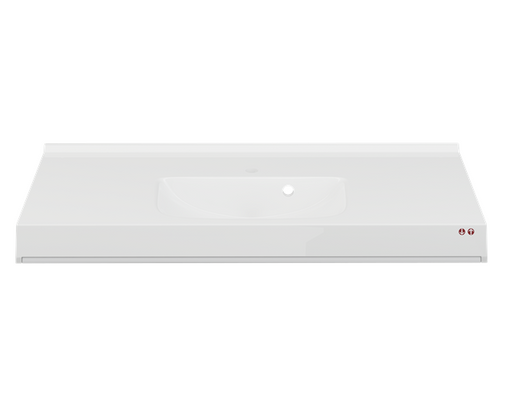 Pressalit Matrix Square Vanity Wash Basin, 1200 × 550 × 152mm, White (R2172000)