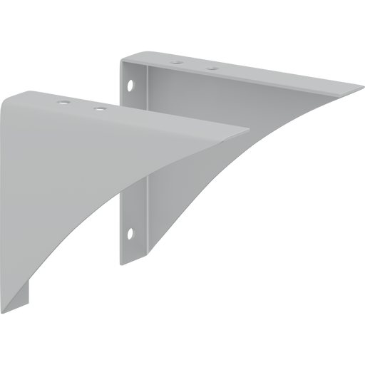 Pressalit Matrix Wash Basin Supports, Set of 2, Fixed Height, Pale Grey (R2010182)